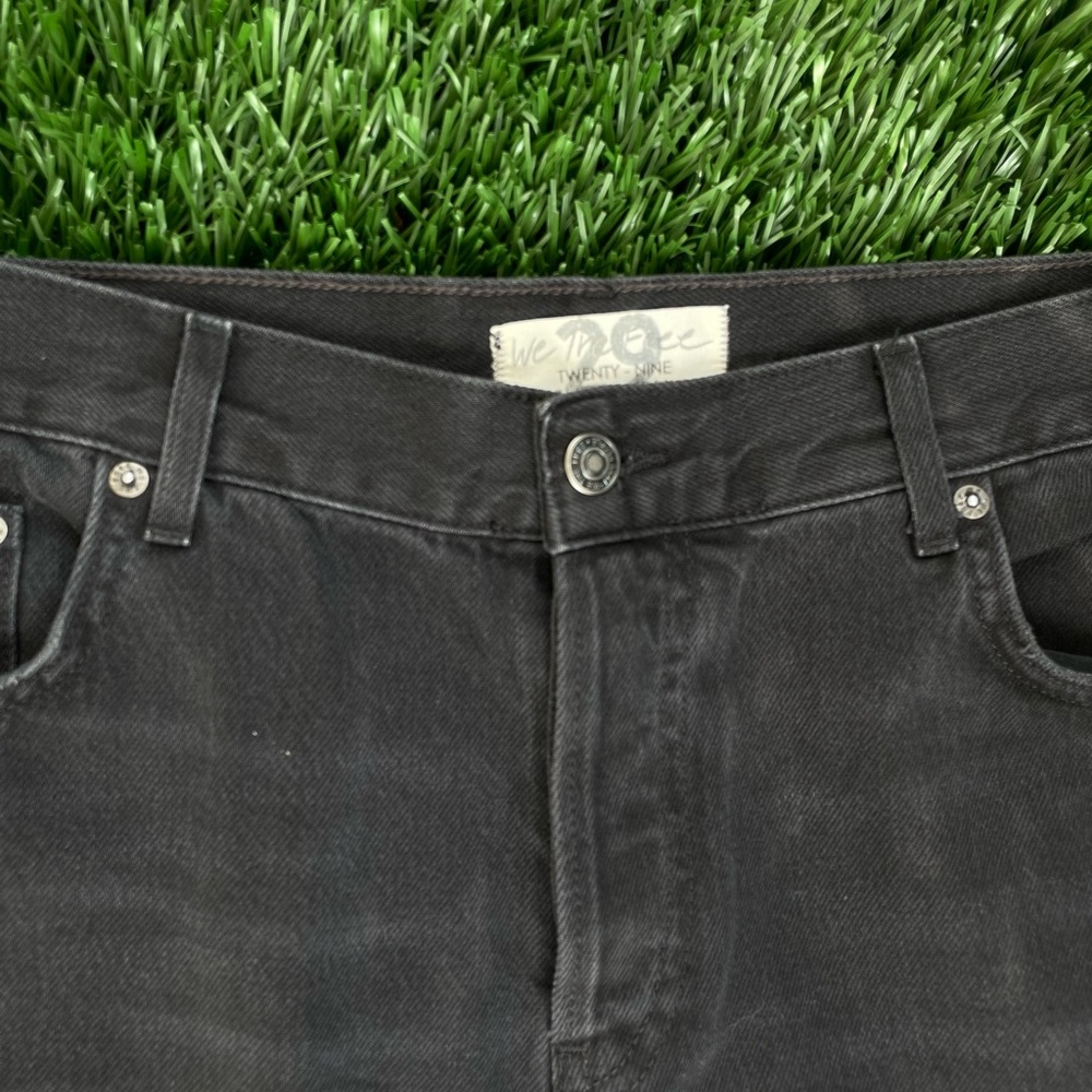 FREE PEOPLE WOMEN DISTRESSED BLACK MAGGIE JEANS SIZE 29 - Picture 5 of 6